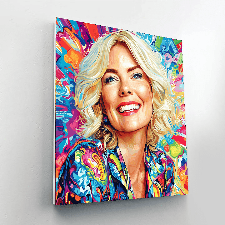 Kristen Wiig: The Hilarious Chameleon Of Comedy Painting By Numbers Kit