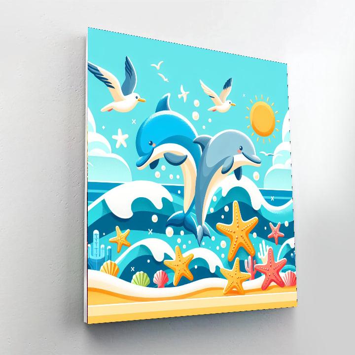 Seaside Exploration Excursion Number Painting