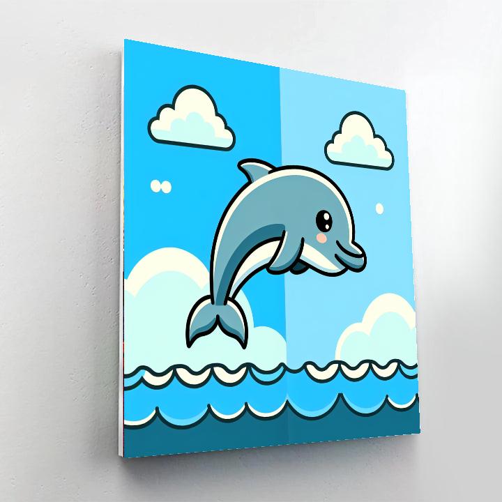 Dolphin Lagoon Dive Paint By Number
