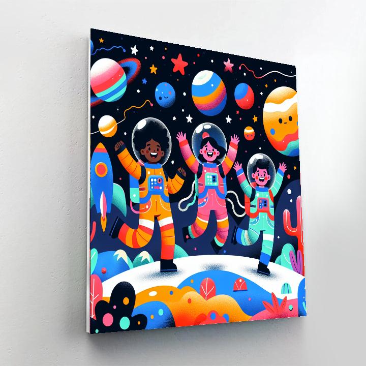 Space Adventure Pioneers Paint By Numbers Kits