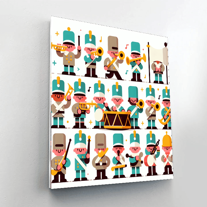 Toy Soldier March Painting By Numbers Kit