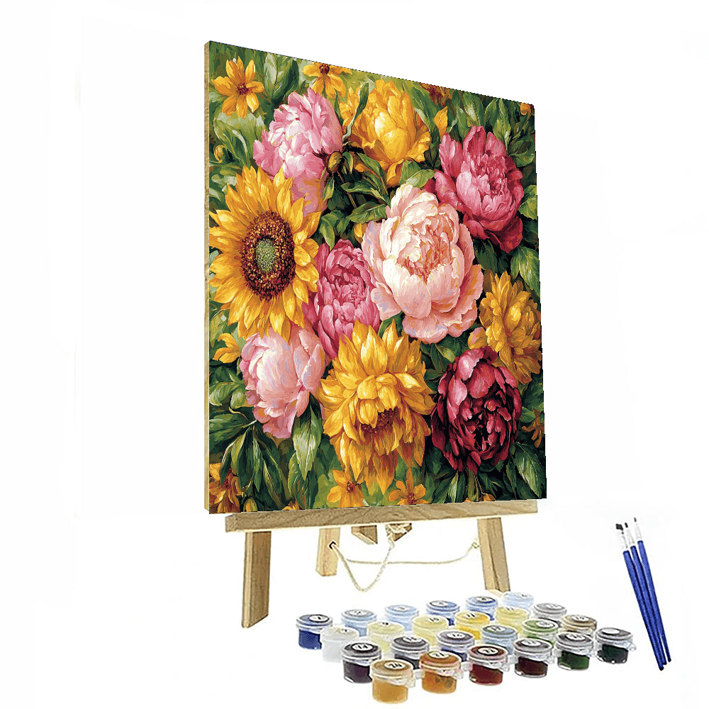 Renoir Inspired Floral Abundance - DIY Painting By Numbers Kit