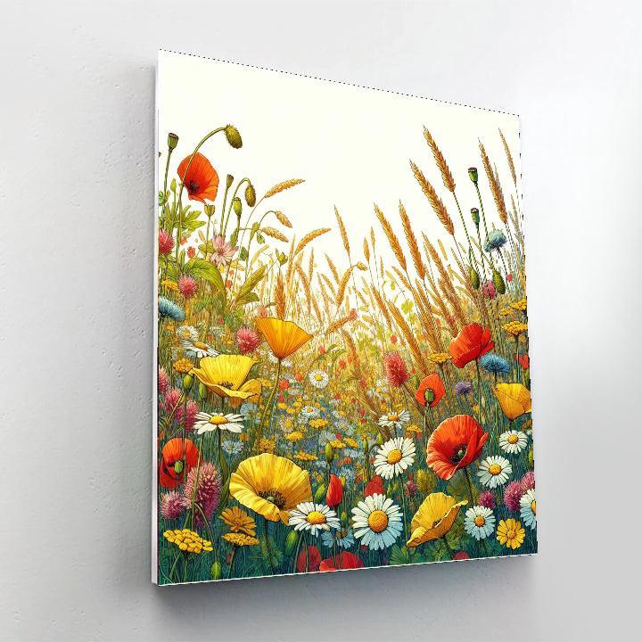 Euphoric Summer Fields Paint By Color