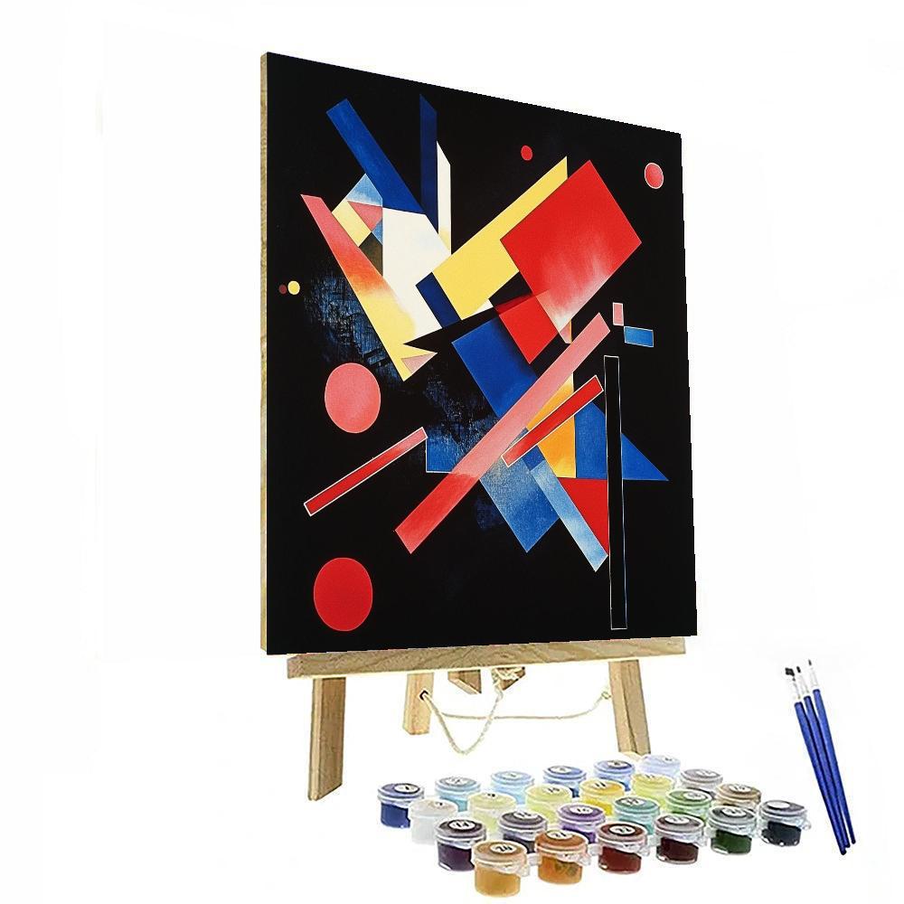 Kazimir Malevich Inspired Dynamic Geometry  Paint By Color