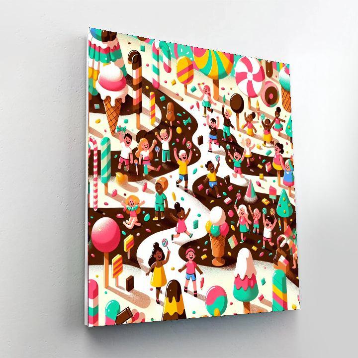 Colorful Candy Festival Paint By Numbers Kits