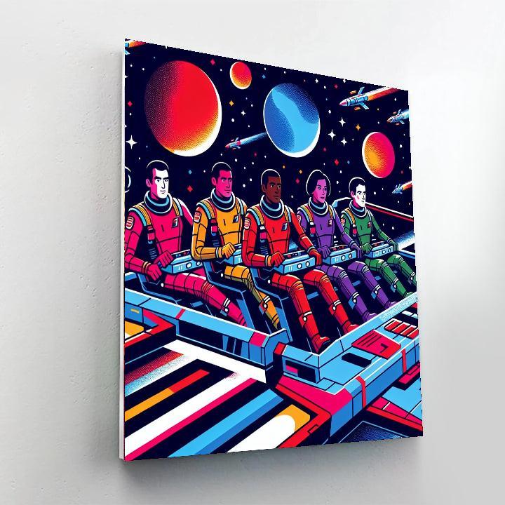 Space Ranger Rescue Painting By Numbers Kit