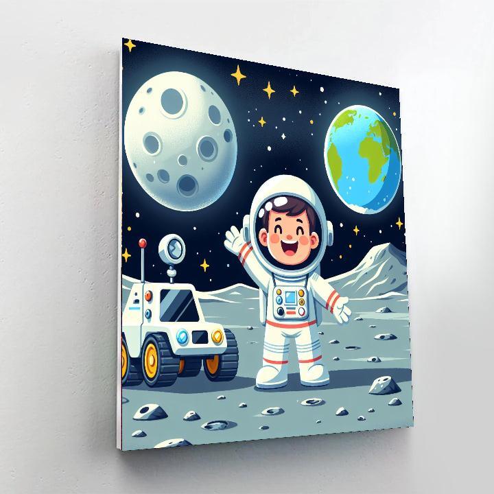 Lunar Adventure Voyage Number Painting