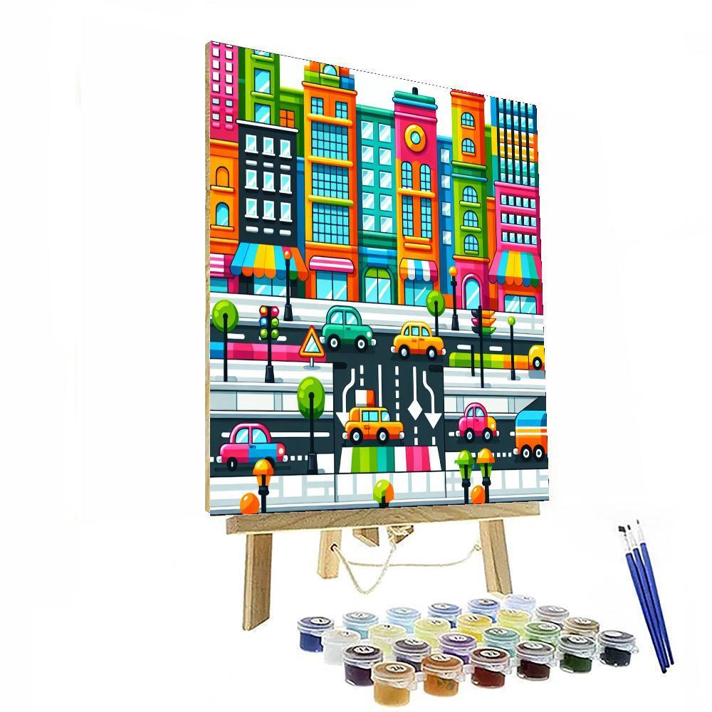 Bright City Adventures Number Painting