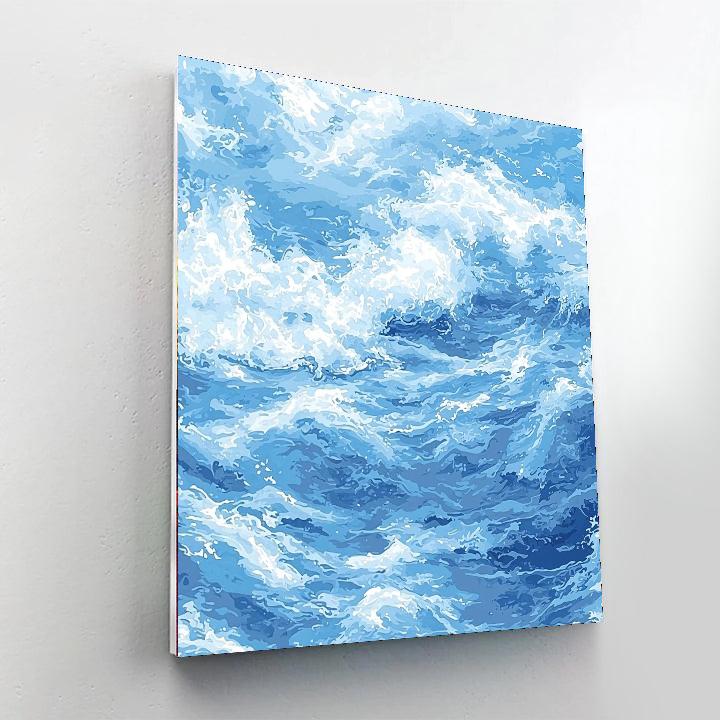 Leonardo Da Vinci Inspired Gentle Currents  Paint By Numbers Art