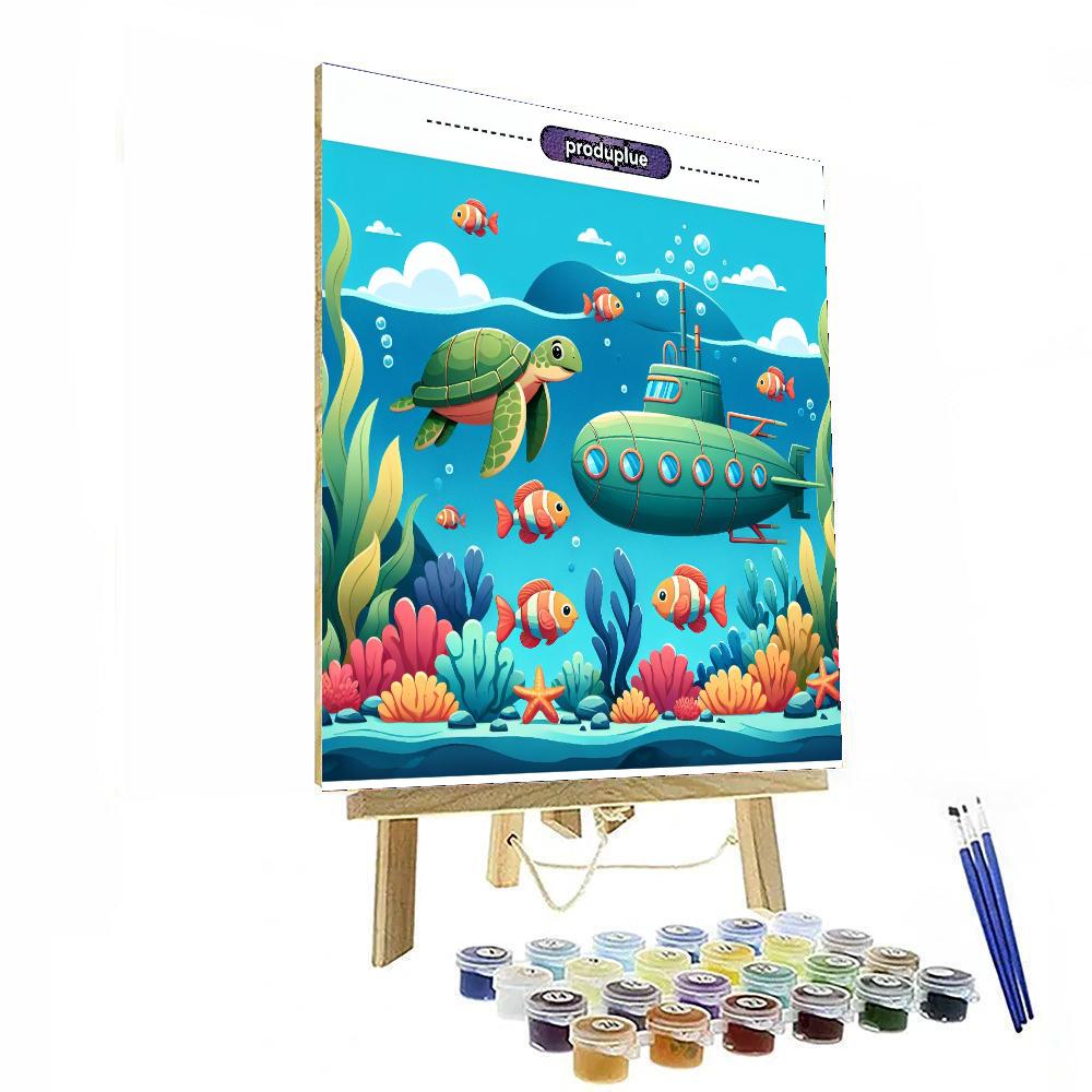 Undersea Adventure Voyage Painting Number Kit