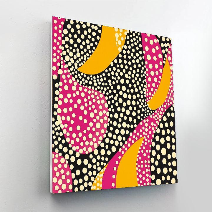Yayoi Kusama Inspired Dancing Dots  Paint By Number