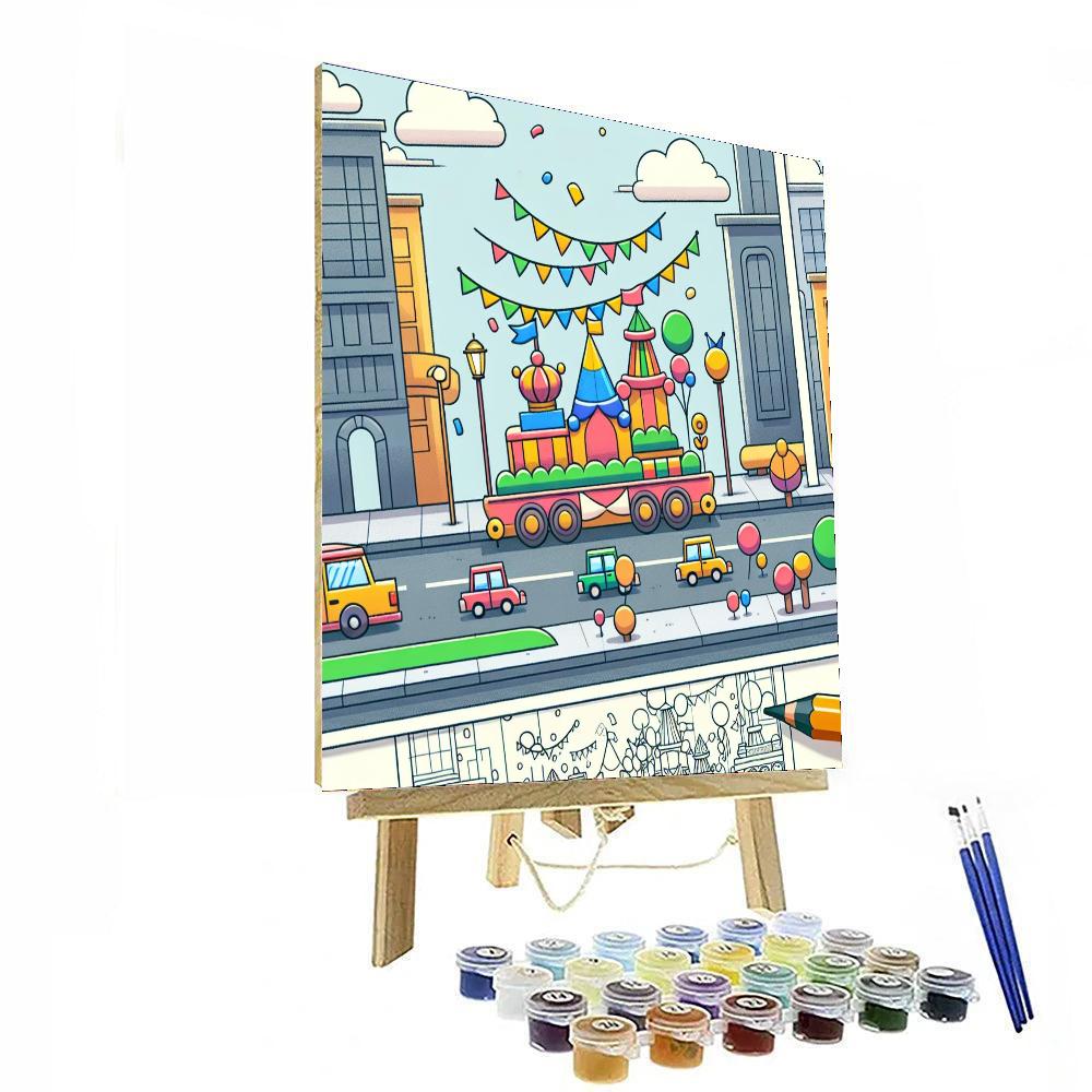 Festive City Carnival Numbered Painting Kits