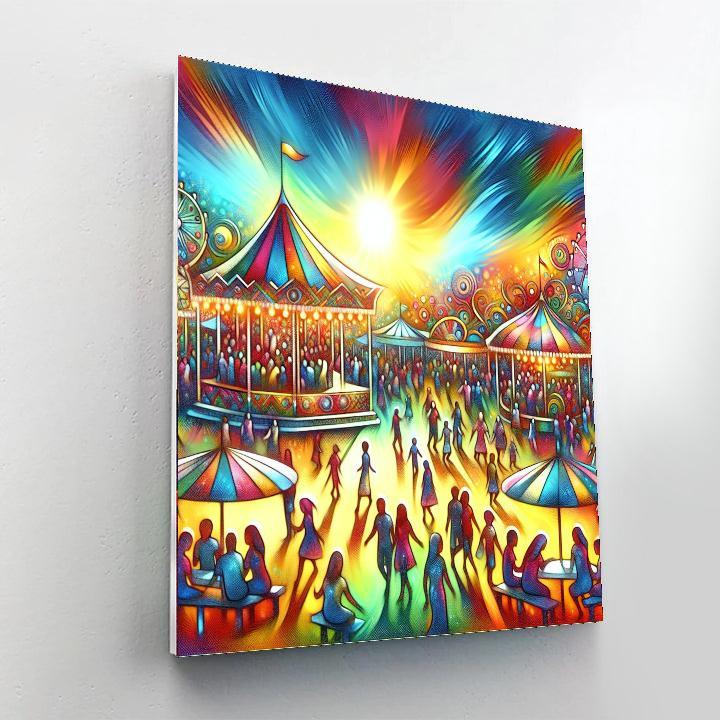 Dazzling Summer Festival Paint By Numbers Kits