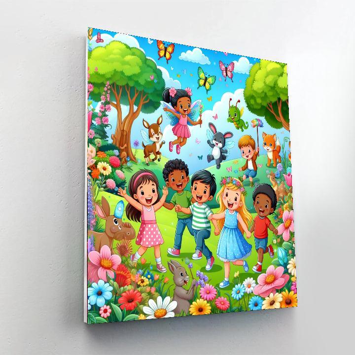 Fantasy Garden Quest Paint By Numbers Art