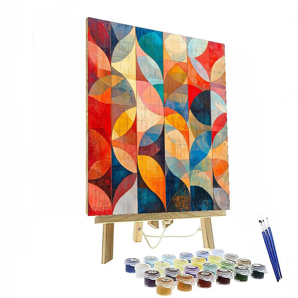 Paul Klee Inspired Illuminated Patterns  Paint By Number