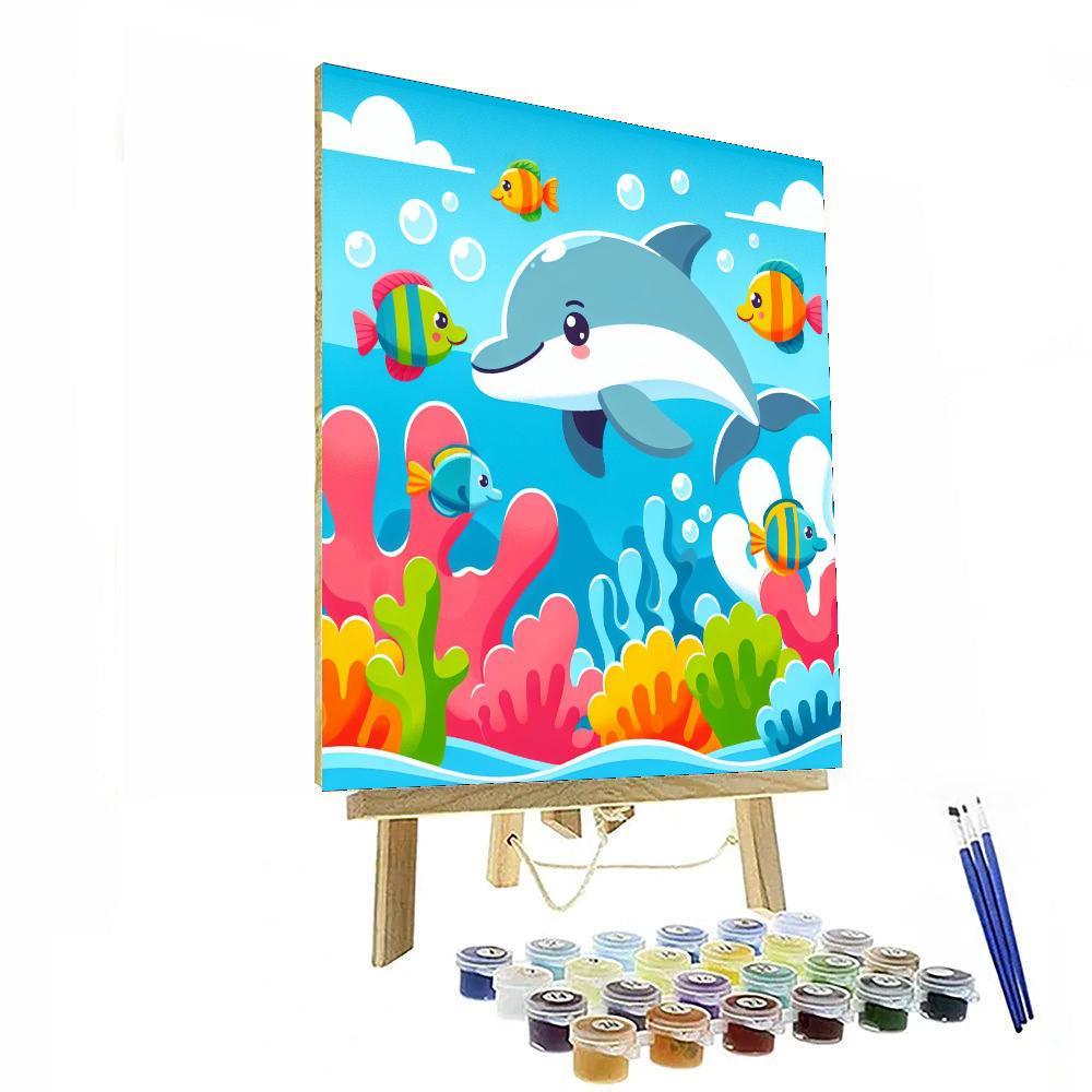 Friendly Sea Creature Exploration Numbered Painting Kits