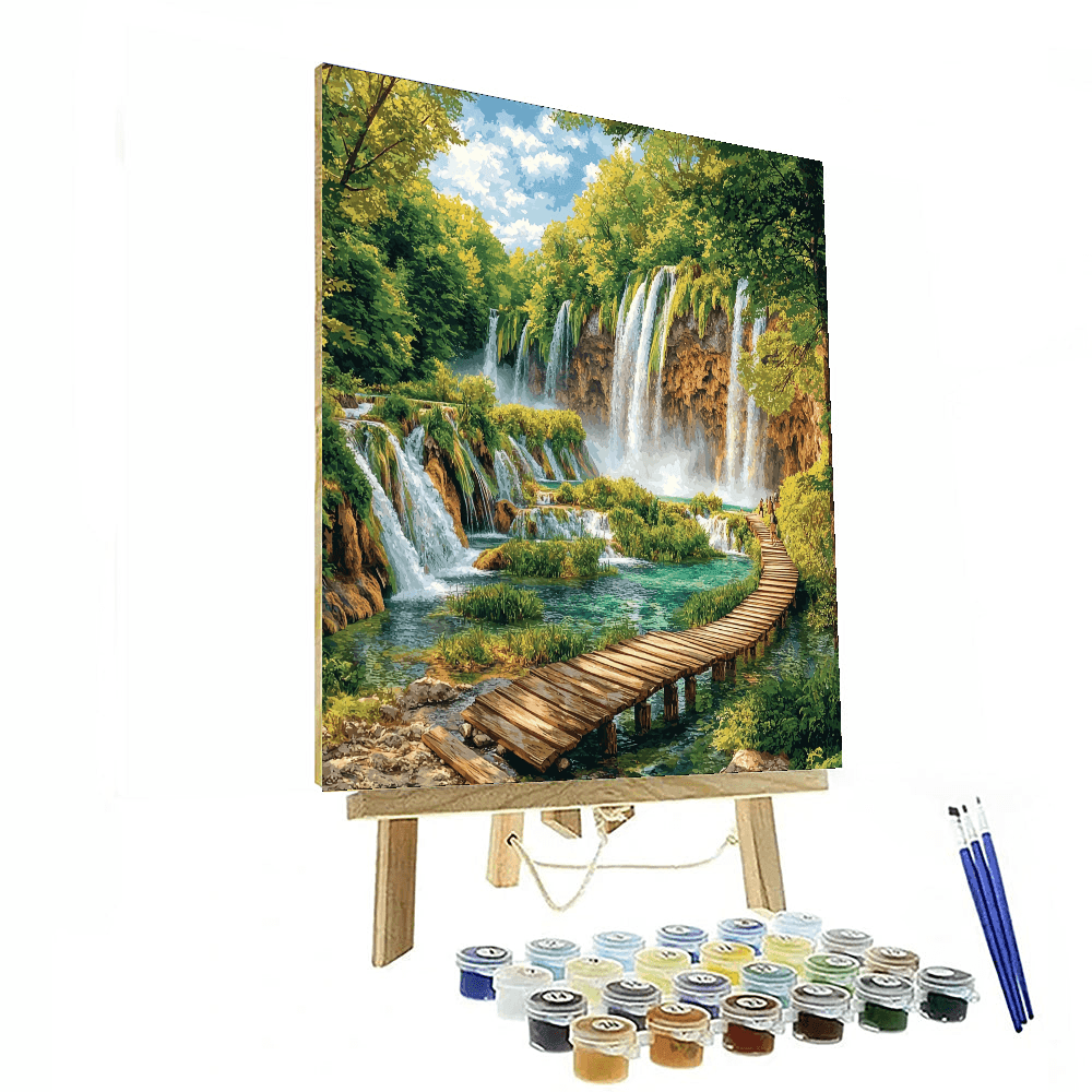 Plitvice Lakes - Croatia Paint By Numbers