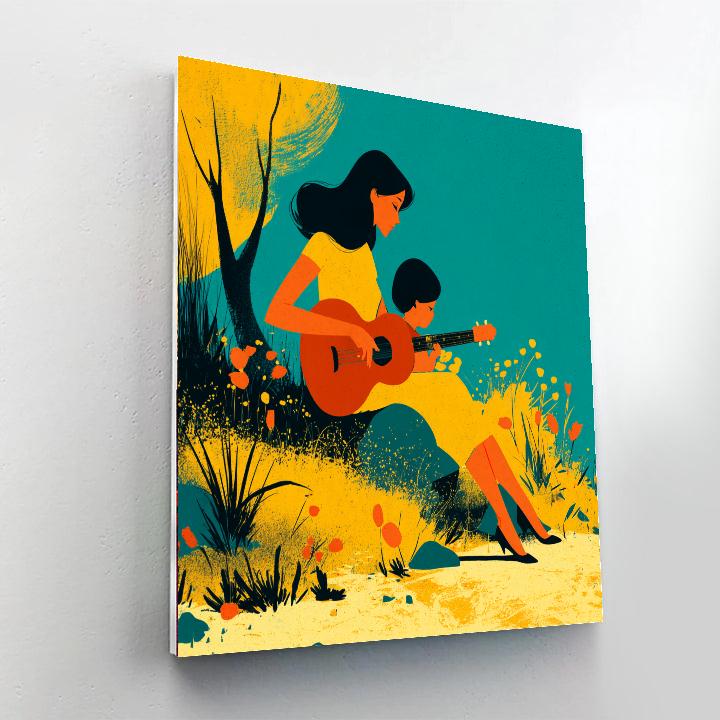 Mother's Melody In The Meadow DIY Paint By Numbers