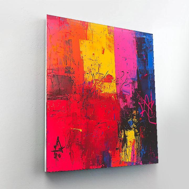 Jean-Michel Basquiat Inspired Urban Resilience  Paint By Numbers Art