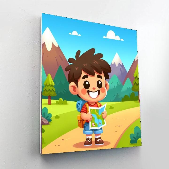 Little Explorer Adventures Painting Number Kit