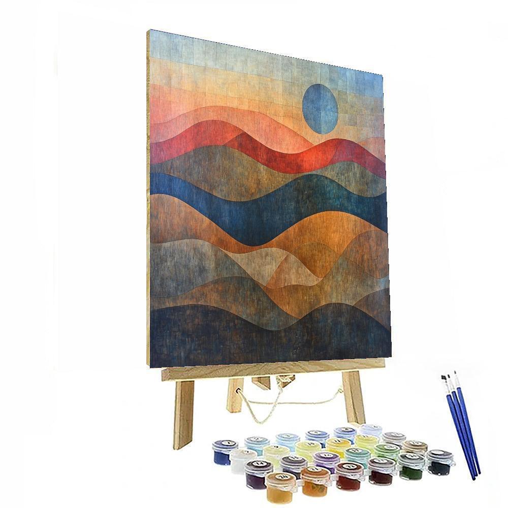 Paul Klee Inspired Dreamscape Balance  DIY Paint By Numbers