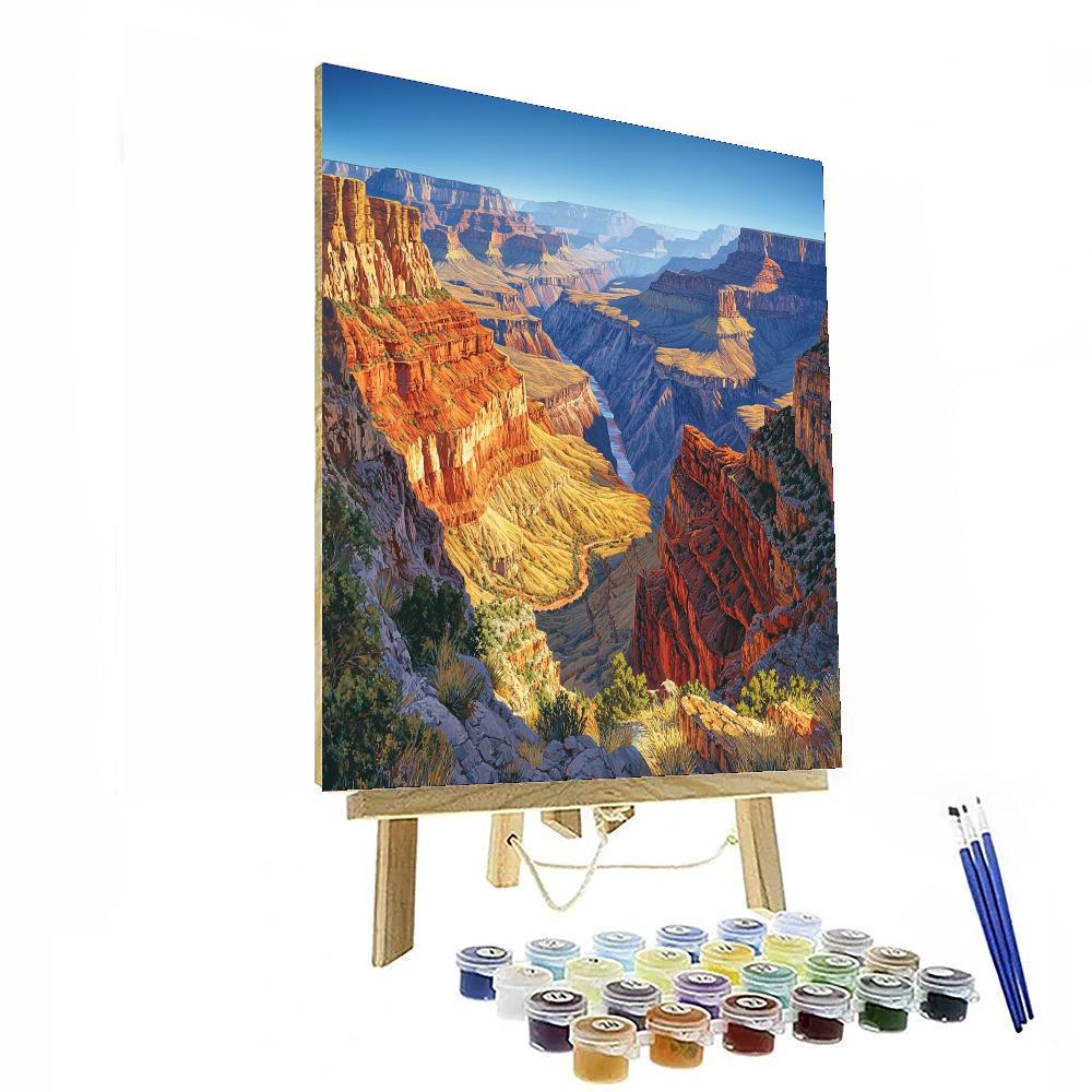 Grand Canyon National Park - Usa Numbered Painting Kits