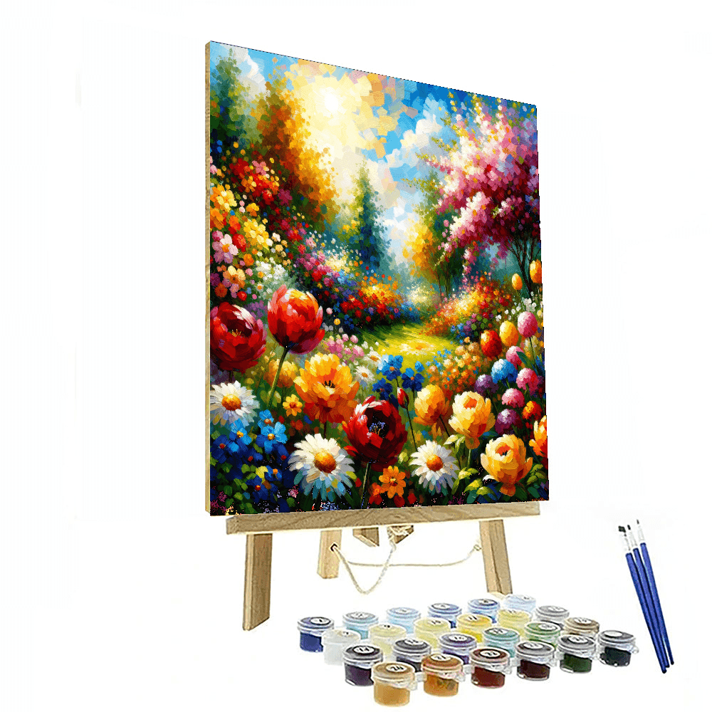 Spring Blossoms In Full Bloom Paint By Numbers Kits