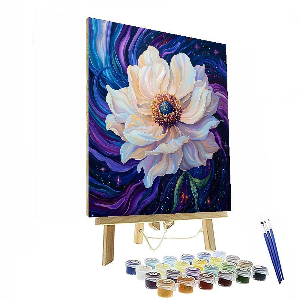 Georgia O'Keeffe Inspired Celestial Garden Bloom  Paint By Color