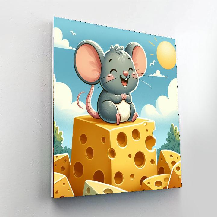 Joyful Little Mouse Paint By Numbers Kits