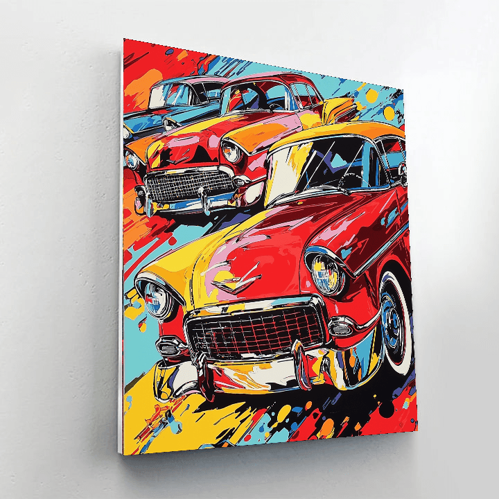 Lichtenstein Inspired Retro Adventure  Paint By Number