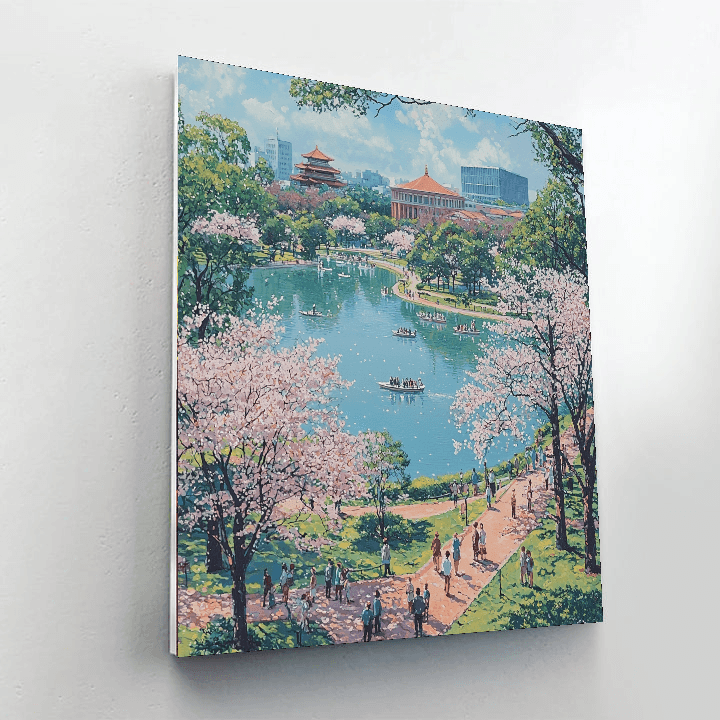 Ueno Park - Tokyo Numbered Painting Kits