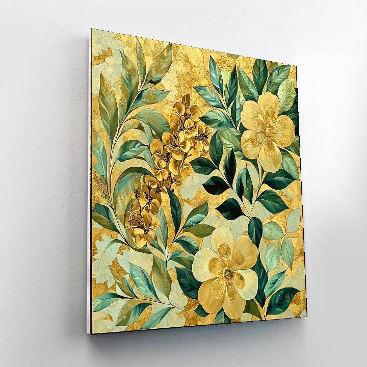 Gustav Klimt Inspired Botanical Patterns  DIY Paint By Numbers