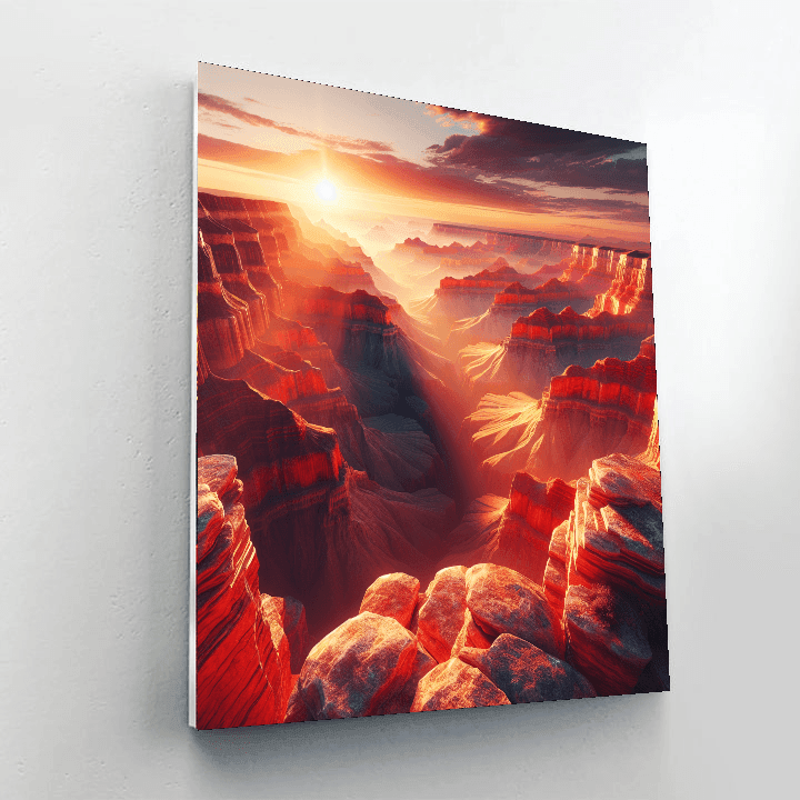 Breathtaking Grand Canyon Painting Number Kit