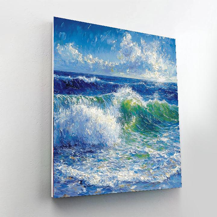 Edvard Munch Inspired Timeless Waves Of Emotion  Painting Number Kit