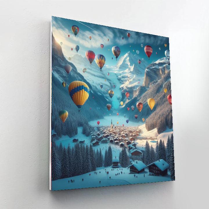 International Balloon Festival - Switzerland Paint By Numbers Art