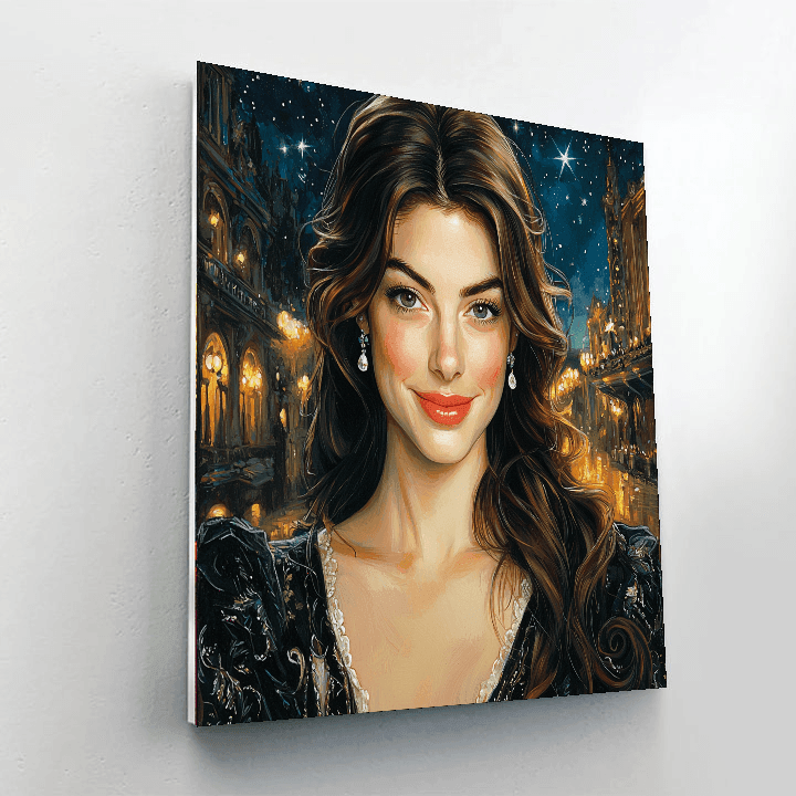 Anne Hathaway: Enchantress Of Dreamy Tales Paint By Numbers Kits