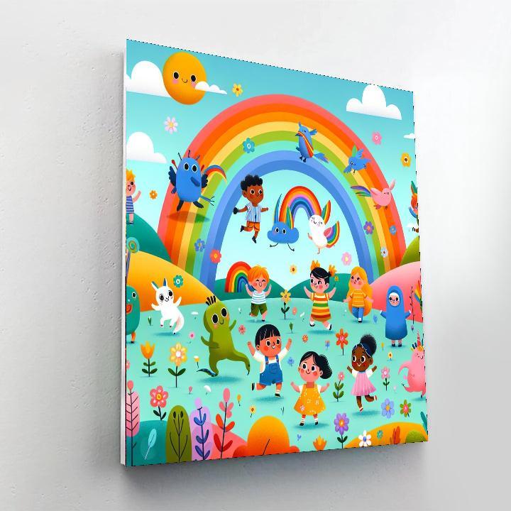 Rainbow Valley Adventure Paint By Number