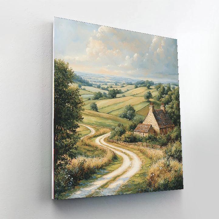 John Constable Inspired Rustic Trails  Paint By Numbers