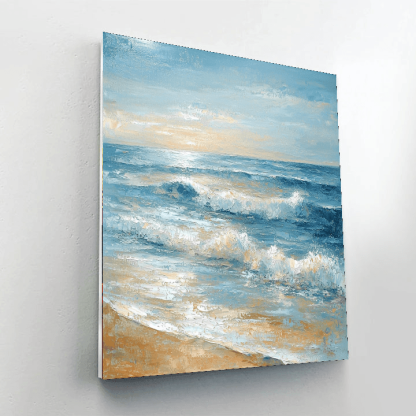 Claude Monet Inspired Serenity By The Shore  Painting By Numbers Kit