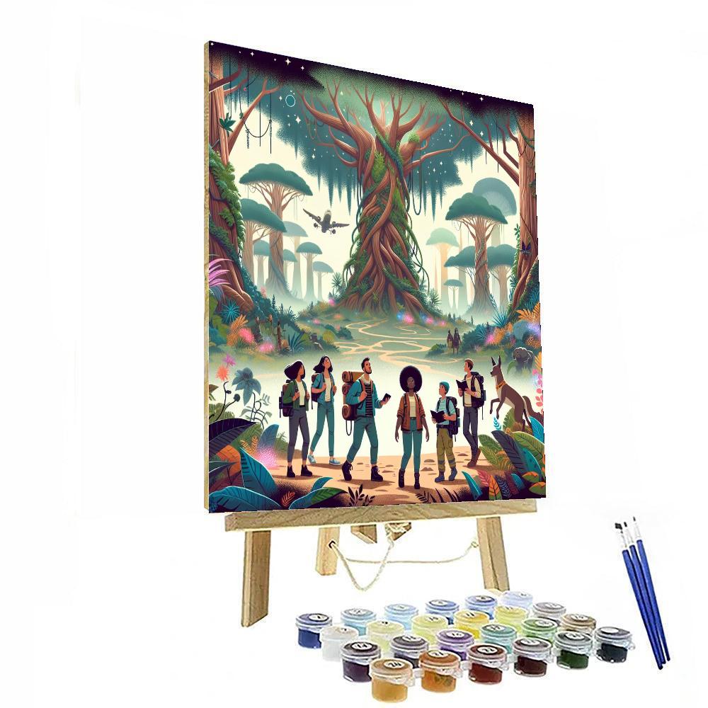 Giant Forest Adventure DIY Paint By Numbers