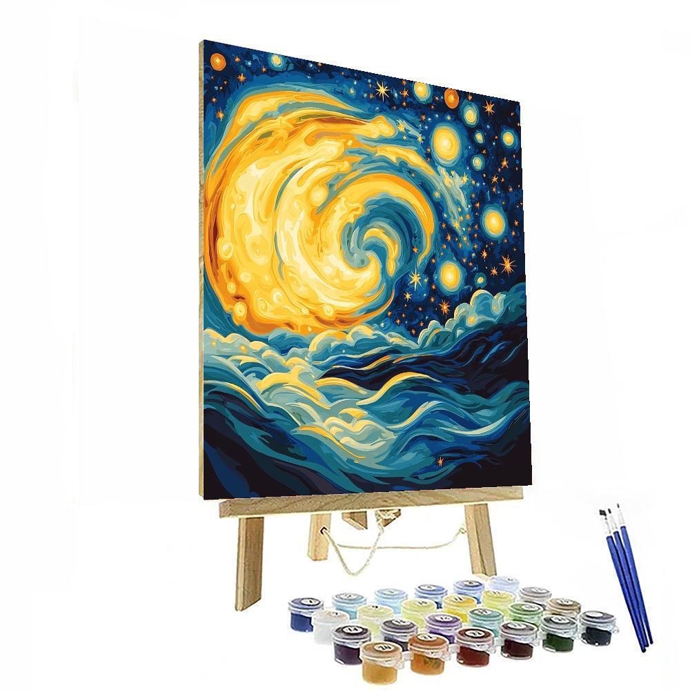 Frida Kahlo Inspired Cosmic Essence  Paint By Color