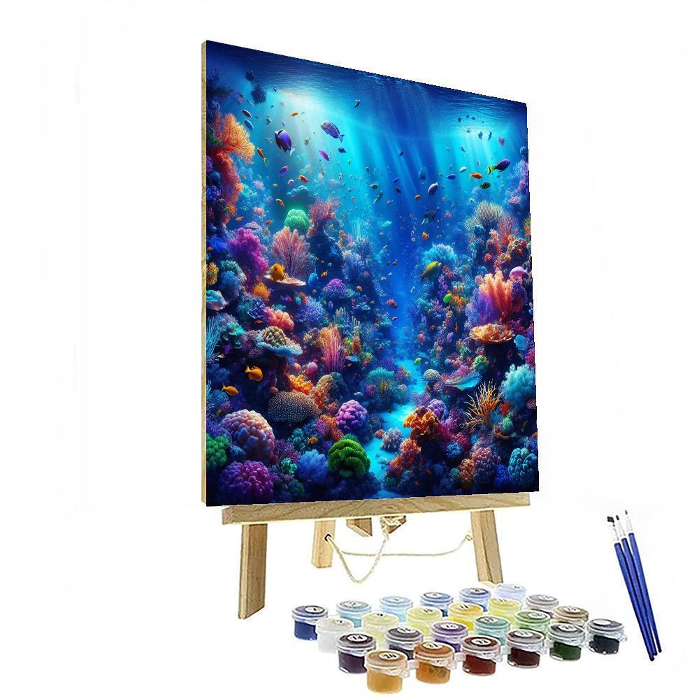 Captivating Ocean Depths Painting Number Kit