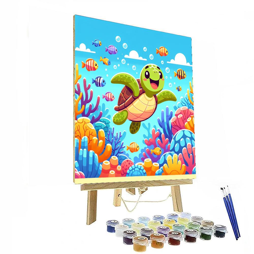 Underwater Ocean Quest Paint By Numbers Kits