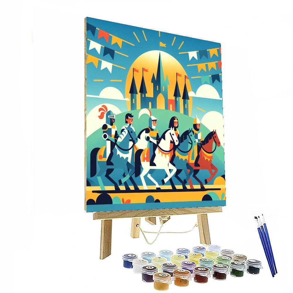 Knightly Adventure Paint By Number
