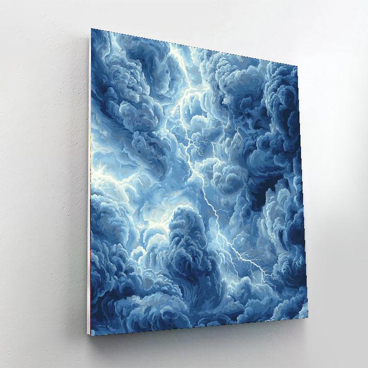 Michelangelo Inspired Sculpted Storm  Paint By Number