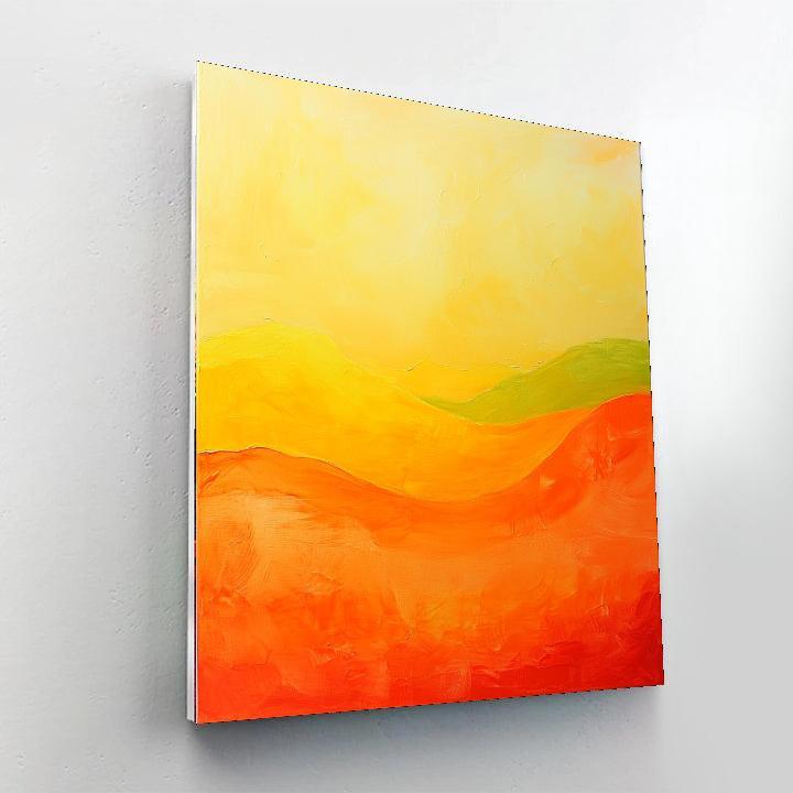 Mark Rothko Inspired Emerging Dawn  Painting By Numbers Kit