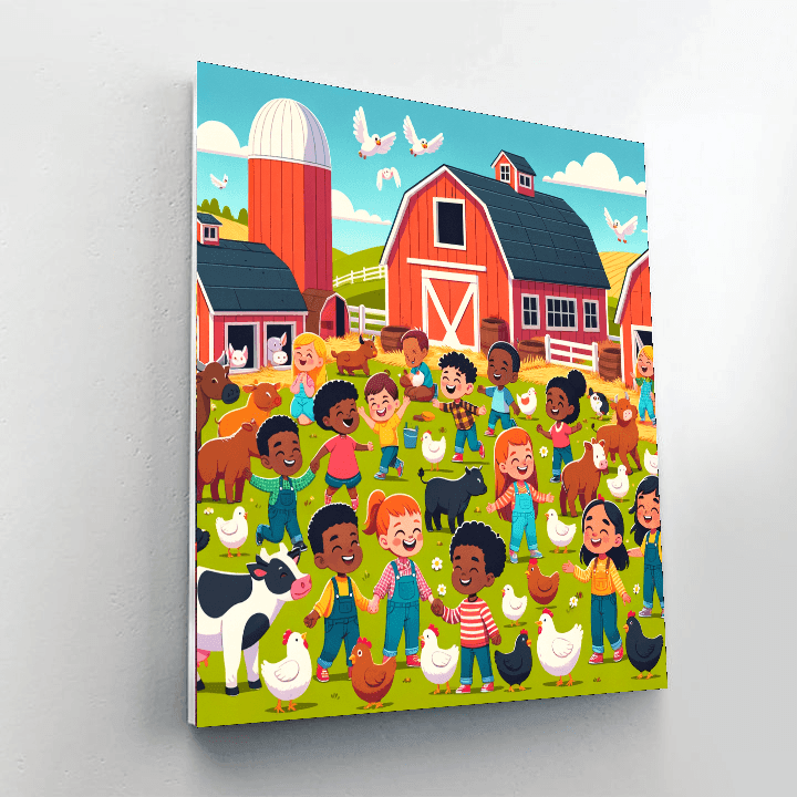 Sunny Days At The Farm Paint By Number