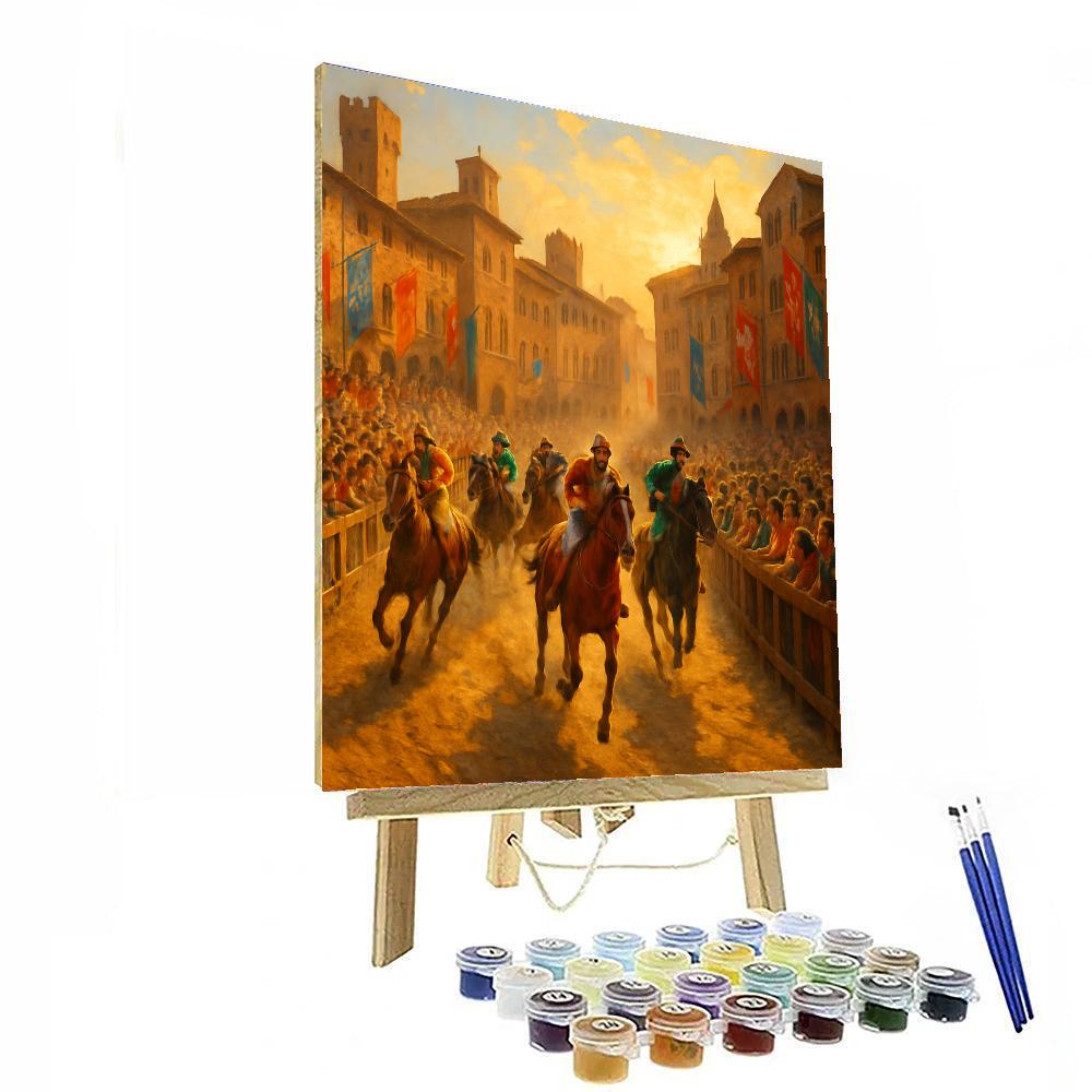 Paalio Di Siena - Italy DIY Paint By Numbers