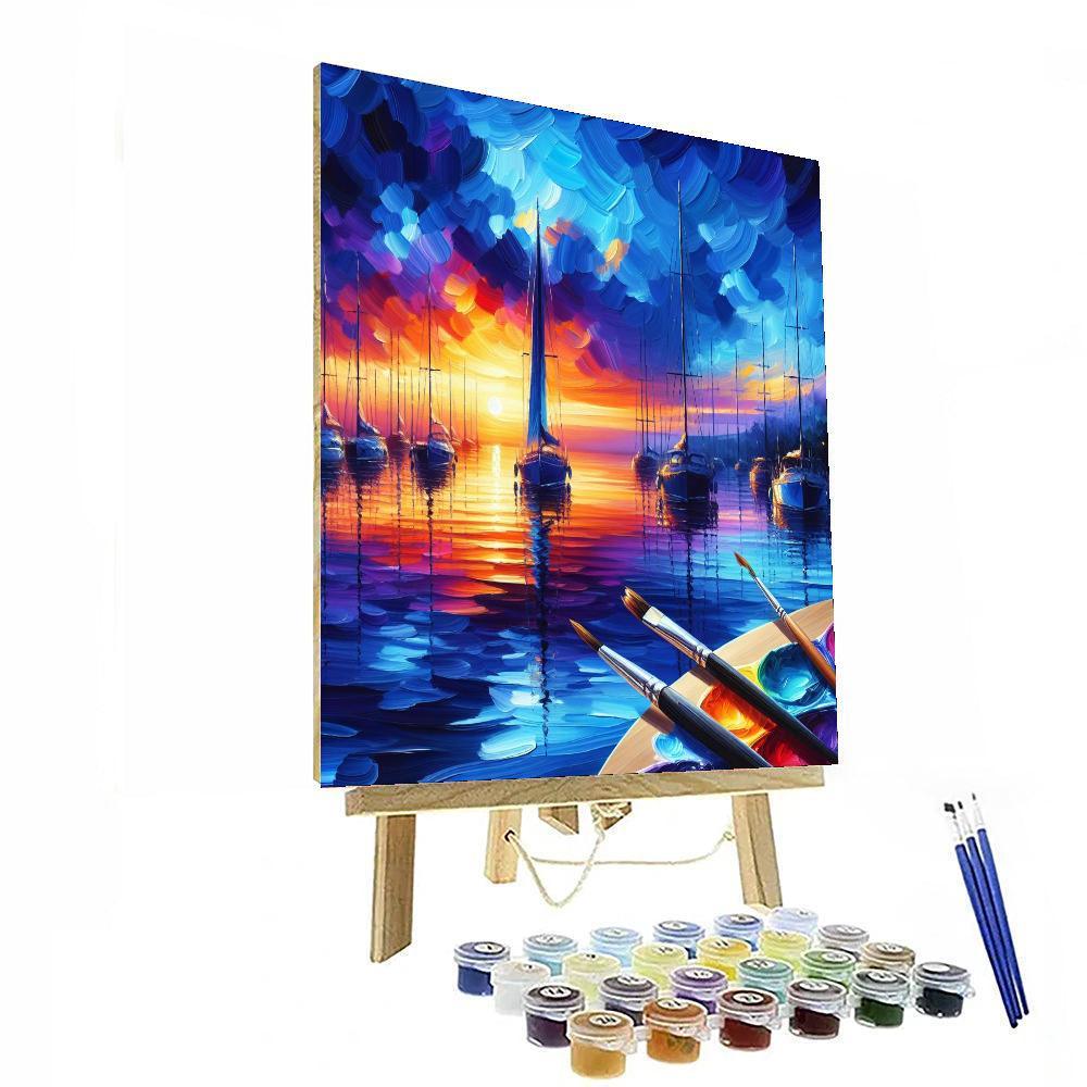 Timeless Harbor Sunset - DIY Painting By Numbers Kit – Artistry Rack