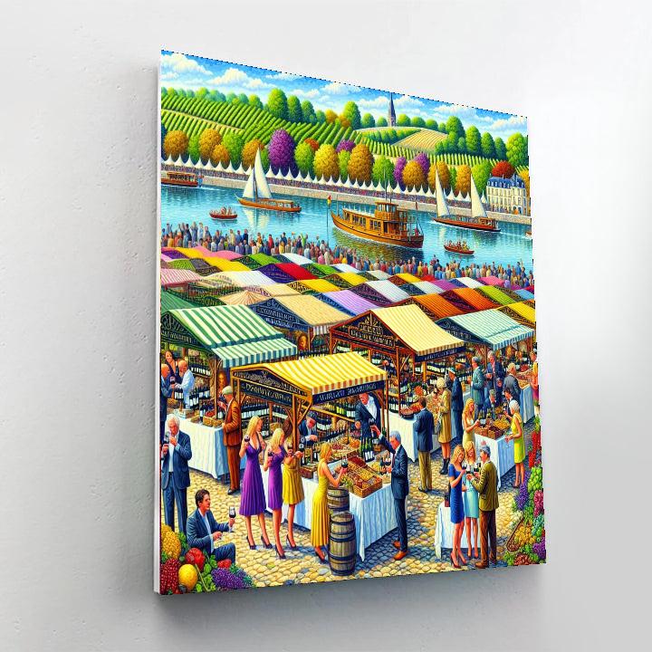 La Fête Des Vins De Bordeaux Paint By Color